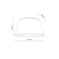 FORMO LEN LAMPA SUFITOWA 4XE27  500 11075 TK Lighting