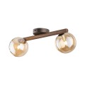 ESTERA WOOD ORZECH BURSZTYN KINKIET 2XG9 11092 TK Lighting