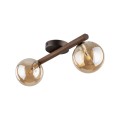 ESTERA WOOD ORZECH BURSZTYN KINKIET 2XG9 11092 TK Lighting