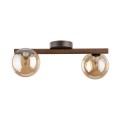 ESTERA WOOD ORZECH BURSZTYN KINKIET 2XG9 11092 TK Lighting