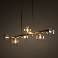 ESTERA WOOD ORZECH BURSZTYN LAMPA WISZĄCA 7XG9 11096 TK Lighting