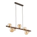 ESTERA WOOD ORZECH BURSZTYN LAMPA WISZĄCA 7XG9 11096 TK Lighting