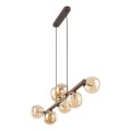 ESTERA WOOD ORZECH BURSZTYN LAMPA WISZĄCA 7XG9 11096 TK Lighting