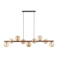 ESTERA WOOD ORZECH BURSZTYN LAMPA WISZACA 9XG9 11097 TK Lighting