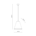 CONEA SABIA LAMPA WISZĄCA 1XE27 11202 TK Lighting