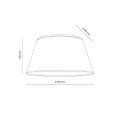 FORMO BLACK LAMPA SUFITOWA 2XE27  380 11206 TK Lighting