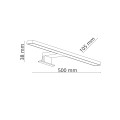 LEITO CHROM KINKIET2w1 LED 10W 50cm 6357 TK Lighting