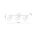 LAMPA SUFITOWA 3XE14 3551 TK Lighting