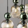 SOPHIA GREEN COGNAC LAMPA WISZĄCA 6XE14 11150 TK Lighting