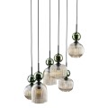 SOPHIA GREEN COGNAC LAMPA WISZĄCA 6XE14 11150 TK Lighting