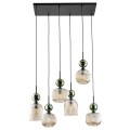 SOPHIA GREEN COGNAC LAMPA WISZĄCA 6XE14 11150 TK Lighting