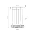 BALLO LAMPA WISZĄCA 6XE14 11052 TK Lighting