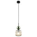SOPHIA GREEN COGNAC LAMPA WISZĄCA 1XE14 11144 TK Lighting
