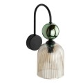 SOPHIA GREEN COGNAC KINKIET 1XE14 11143 TK Lighting