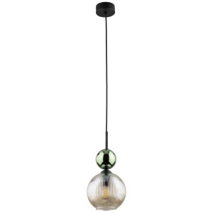 SOPHIA GREEN COGNAC LAMPA WISZĄCA 1XE14 11145 TK Lighting