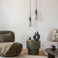SOPHIA GREEN COGNAC LAMPA WISZĄCA 1XE14 11146 TK Lighting