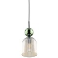 SOPHIA GREEN COGNAC LAMPA WISZĄCA 1XE14 11146 TK Lighting
