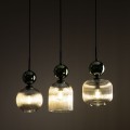 SOPHIA GREEN COGNAC LAMPA WISZĄCA 3XE14 11147 TK Lighting