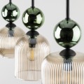 SOPHIA GREEN COGNAC LAMPA WISZĄCA 3XE14 11147 TK Lighting