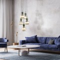 SOPHIA GREEN COGNAC LAMPA WISZĄCA 5XE14 11149 TK Lighting
