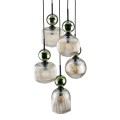 SOPHIA GREEN COGNAC LAMPA WISZĄCA 5XE14 11149 TK Lighting