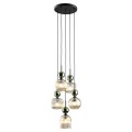 SOPHIA GREEN COGNAC LAMPA WISZĄCA 5XE14 11149 TK Lighting