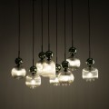 SOPHIA GREEN COGNAC LAMPA WISZĄCA 8XE14 11151 TK Lighting