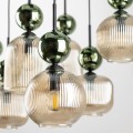 SOPHIA GREEN COGNAC LAMPA WISZĄCA 8XE14 11151 TK Lighting