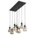 SOPHIA GREEN COGNAC LAMPA WISZĄCA 8XE14 11151 TK Lighting