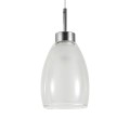 MORRO CHROME/WHITE LAMPA WISZĄCA 1XE27 6992 TK Lighting