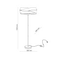 TERRA WHITE LAMPA PODŁOGOWA 1XE27 6986 TK Lighting