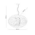 MONTOYA BLACK LAMPA WISZĄCA 4X27 6126 TK Lighting