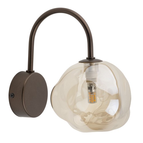 LAVA BROWN KINKIET 1XG9 11024 TK Lighting
