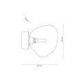 LAVA BROWN LAMPA SUFITOWA 1XG9 11034 TK Lighting
