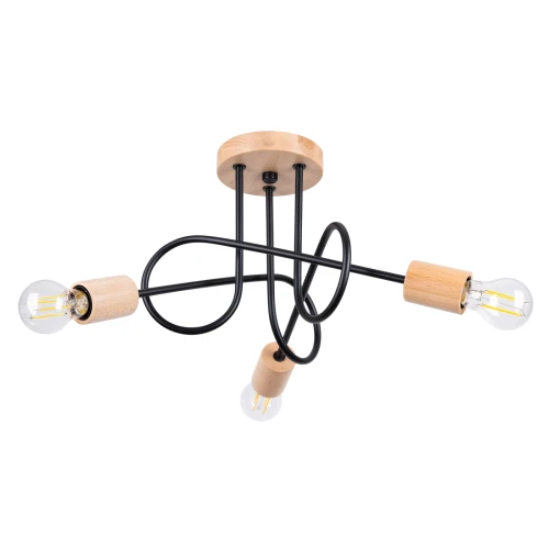 Żyrandol EMBER 3 czarny SL.1477 Sollux Lighting