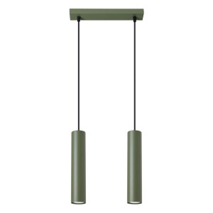 Lampa wisząca LAGOS 2 zielona oliwka SL.1485 Sollux Lighting