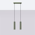 Lampa wisząca LAGOS 2 zielona oliwka SL.1485 Sollux Lighting