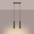 Lampa wisząca LAGOS 2 zielona oliwka SL.1485 Sollux Lighting