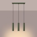 Lampa wisząca LAGOS 3L zielona oliwka SL.1486 Sollux Lighting