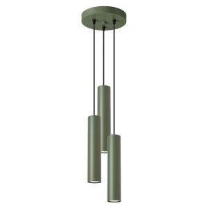 Lampa wisząca LAGOS 3P zielona oliwka SL.1487 Sollux Lighting