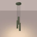 Lampa wisząca LAGOS 3P zielona oliwka SL.1487 Sollux Lighting