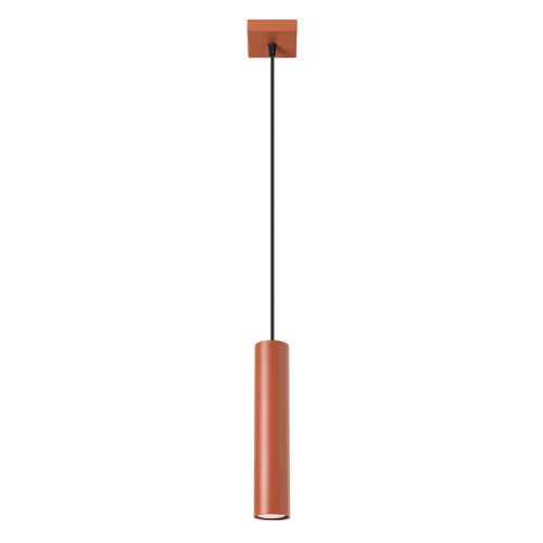 Lampa wisząca LAGOS 1 ochra czerwona SL.1489 Sollux Lighting