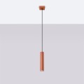 Lampa wisząca LAGOS 1 ochra czerwona SL.1489 Sollux Lighting