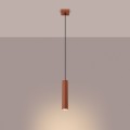 Lampa wisząca LAGOS 1 ochra czerwona SL.1489 Sollux Lighting