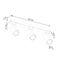 Plafon RING 3L beżowy SL.1496 Sollux Lighting