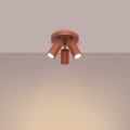Plafon RING 3P ochra czerwona SL.1509 Sollux Lighting