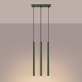 Lampa wisząca PASTELO 3 zielona oliwka SL.1520 Sollux Lighting