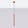 Lampa wisząca PASTELO 1 ochra czerwona SL.1524 Sollux Lighting