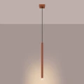 Lampa wisząca PASTELO 1 ochra czerwona SL.1524 Sollux Lighting