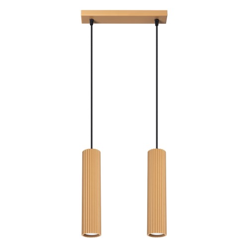 Lampa wisząca KARBON 2 złoty SL.1555 Sollux Lighting
